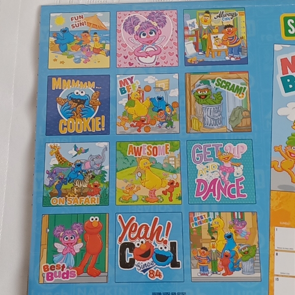 Sesame Street Wall Calendar 2022 16 Month - Picture 2 of 3